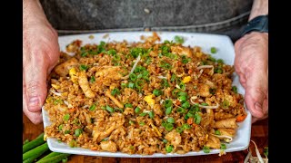 How To Make Fried Rice On A Griddle Secrets Revealed [upl. by Nickelsen]