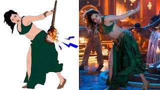 Aaj Ki Raat Full Video Song  Stree 2 Song  Tamannaah Bhatia  Drawing meme  Funny video  2d [upl. by Eusassilem]