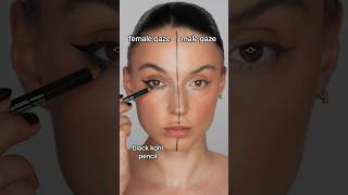 Male gaze vs female gaze makeup makeup beauty malegazevsfemalegazemakeup [upl. by Bluefield]