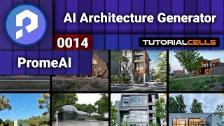 0014 AI Architecture Generator in PromeAI  AI art generator [upl. by Airun]