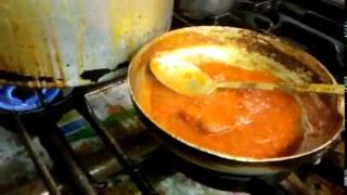 how to make base gravy indian restaurant cooking  Viceroy Abbots Langley part 1 [upl. by Haliek798]