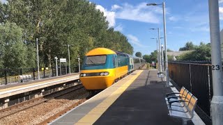 Newly Formed 43007 amp 43184 Crosscountry HST Goes Through Marsh Barton 16th August 2023 [upl. by Neelyad574]