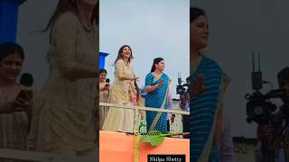 Shilpa Shetty and Navneet Rana Dance in amravati Dahi handi 2023 dahihandi shilpashetty navneet [upl. by Ecnarual932]