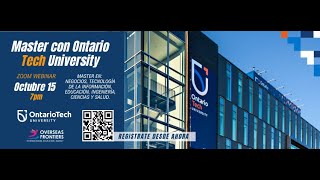 Ontario Tech University  webinar con Overseas Frontiers [upl. by Stagg]