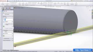 Tutoriel SolidWorks Rep 06 Crémaillère [upl. by Emerald]