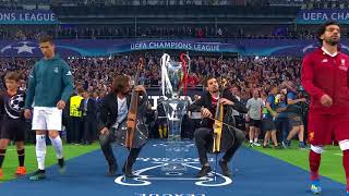 2CELLOS performance at the 2018 UEFA Champions League Final [upl. by Acsicnarf816]