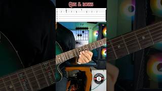 Guns N Roses Guiter Tabs Tutorial for guiter beginners [upl. by Skelton]