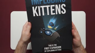 Exploding Kittens Imploding Kittens Expansion  Unboxing [upl. by Letty]