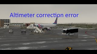 B737 captain altimeter cold temperature error or how to determine if it is modeled in XPlane 12 [upl. by Rockafellow]