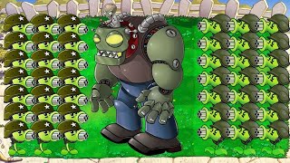 Plants vs Zombies PVZ2 11 Gatling Pea vs Drzombos ALL zombies Zombies Gatling Pea [upl. by Eilliw925]