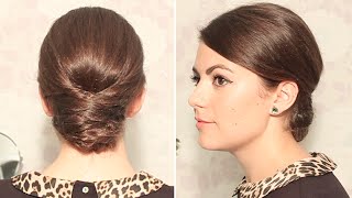 Chignon style tresse épi [upl. by Rolo796]