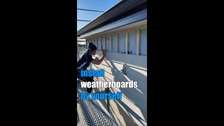 How to Replace Weatherboards [upl. by Willamina]