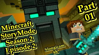 Minecraft Story Mode 4K HDR Season 2 Episode 2  Part 01 [upl. by Eilsehc]