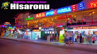 Nightlife Hisaronu Turkey 2024  4K Walking Tour [upl. by Nessie474]