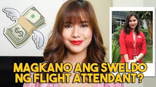 MAGKANO ANG SWELDO NG FLIGHT ATTENDANT 2022  CABIN CREW SALARY [upl. by Ashil]