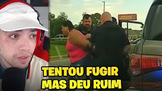 Tentou FUGIR dos POLICIAIS dos ESTADOS UNIDOS [upl. by Dnanidref604]