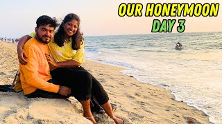 KOCHI HONEYMOON DAY 3  Cherai Beach  Burger Junction  Couple Vlog 2024 [upl. by Nroht718]