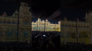 Mysore palace dassara light 2024 [upl. by Aniehs]