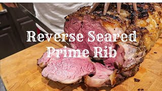 Reverse Seared Prime Rib Roast for the holidays Cooking with the Family [upl. by Eetnuahs123]