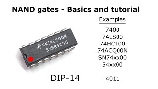 NAND gates  Basics and tutorial [upl. by Esirehc]