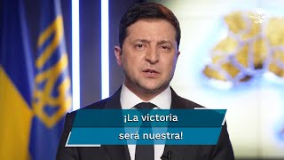 “El mundo está con nosotros” dice Volodimir Zelensky tras votación en la ONU [upl. by Claybourne]