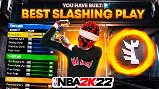 NEW BEST SLASHING PLAYMAKER BUILD in NBA 2K22 1 ISO BUILD in 2K22 BEST GUARD BUILD in 2K22 [upl. by Leodora990]