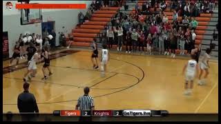 MobridgePollocks Shane Henderson hammers a dunk against Aberdeen Christian [upl. by Leumel]