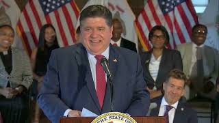 Pritzker signs law expanding access to free state ID for former inmates [upl. by Kwang]