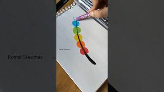 Easy Feather Drawing 🫣🤩  youtubeshorts shorts art komalsketches [upl. by Fahey477]