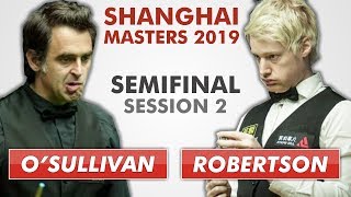 OSullivan vs Robertson  Shanghai 2019 Full Match S2  50 fps [upl. by Raveaux]