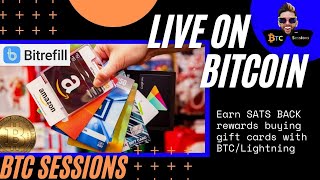 Live On Bitcoin With Bitrefill – Plus Earn BTC Rewards [upl. by Nananne]