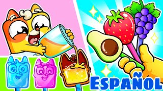 Familia de dedos de piruleta 🍭🥑🍓🍇  Más Canciones Infantiles por Baby Ringo Español [upl. by Ripleigh]