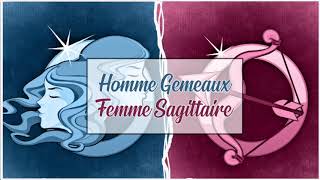 Homme Gémeaux ♊ Femme Sagittaire ♐ Compatibilité Astrologique Amoureuse [upl. by Neils]