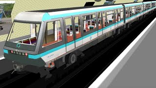 Hmmsim 2 Ratp Paris metro line 1 [upl. by Lotsyrk]