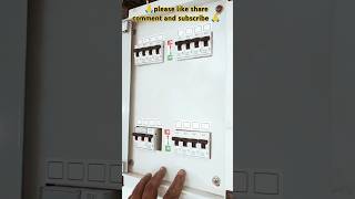 MCB Fix and Wire Dressing Electrician Work in MCB Box electricalshortyoutuber [upl. by Gney]