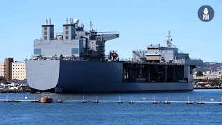 US Navy Expeditionary Sea Base USS John L Canley ESB 6 [upl. by Mutua287]