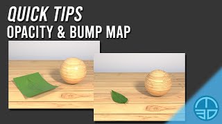 Quick Tips  Opacity Map amp Bump Map Arnold Render 3D Max English CC [upl. by Boar]