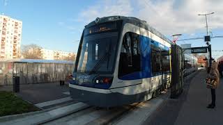 HSTART 406 007 STADLER CityLink TramTrain indul Hódmezővásárhelyről 2021 12 21 4K [upl. by Aeila706]