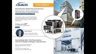 Galletti presents Electrification Made Practical  hybrid solutions [upl. by Wandie300]