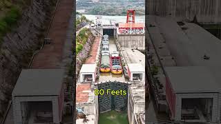 Panama canal Lift Work  Information facts [upl. by Montagu]