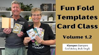 Fun Fold Card Instructions  Template Class Vol 12 [upl. by Sonni145]