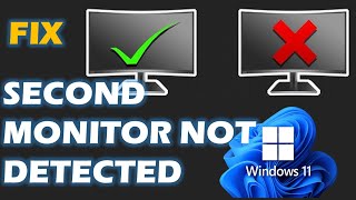 Solution quotWindows 11 Not Detecting Second Monitorquot [upl. by Barbaraanne241]