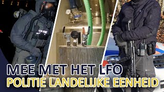 Politie  Inval in drugslab  Mee met het team LFO  Landelijke Faciliteit Ontmantelen [upl. by Neelhtakyram]