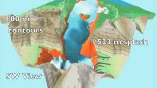 1958 Lituya Bay Megatsunami Simulation Short [upl. by Alue]