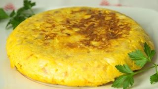 La mejor Tortilla de patata y cebolla TORTILLA ESPAÑOLA SPANISH OMELETTE [upl. by Dyan]