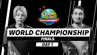 World Championship Finals  Day 1  ClashWorlds  Clash of Clans [upl. by Appleton]