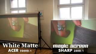 MagicScreen vs White Matte [upl. by Atiekram589]