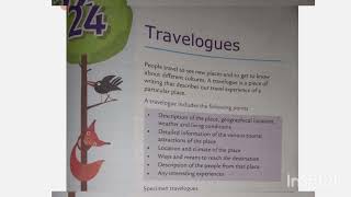 Class 7thTraveloguesenglish language [upl. by Cati275]