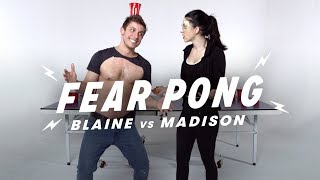 Siblings Play Fear Pong Blaine vs Madison  Fear Pong  Cut [upl. by Rutherfurd]