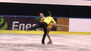 6 V GRECHUKHINA  A FILONOV RUS  ISU JGP Baltic Cup 2011 Junior Pairs Free Skating [upl. by Korns]